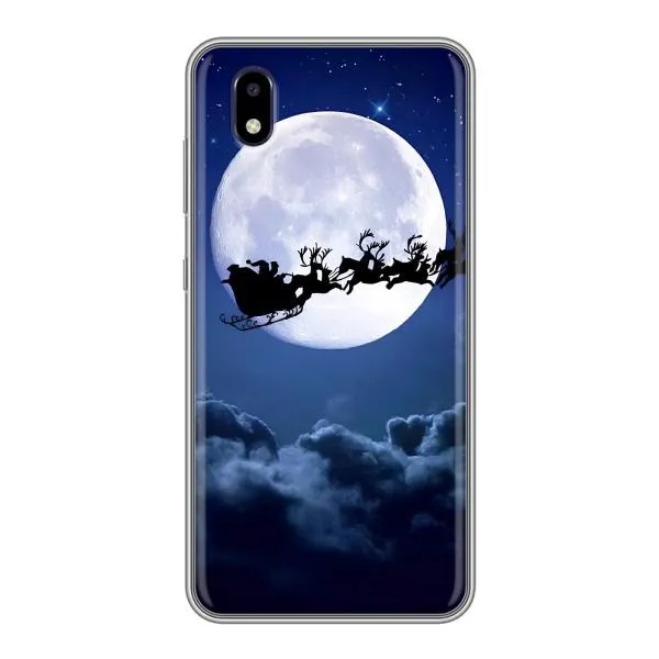 Чехол с принтом «Санта - луна» для ZTE Blade A3 (2020) Чехол с принтом «Санта - луна» для ZTE Blade A3 (2020)