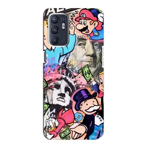 Чехол с принтом «Monopoly man» для ZTE Blade A31 Plus