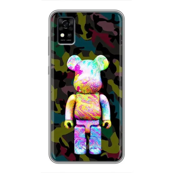 Чехол с принтом «Яркий Bearbrick» для ZTE Blade A31