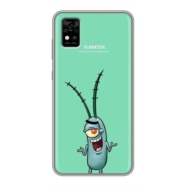 Чехол с принтом «Персонаж Планктон» для ZTE Blade A31 Чехол с принтом «Персонаж Планктон» для ZTE Blade A31
