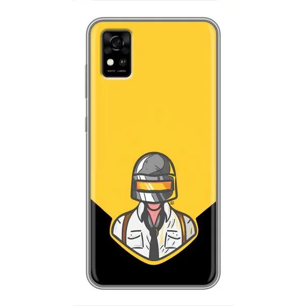 Чехол с принтом «Пабг в шлеме» для ZTE Blade A31