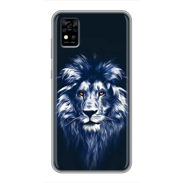 Чехол с принтом «Синий Лев» для ZTE Blade A31 Чехол с принтом «Синий Лев» для ZTE Blade A31