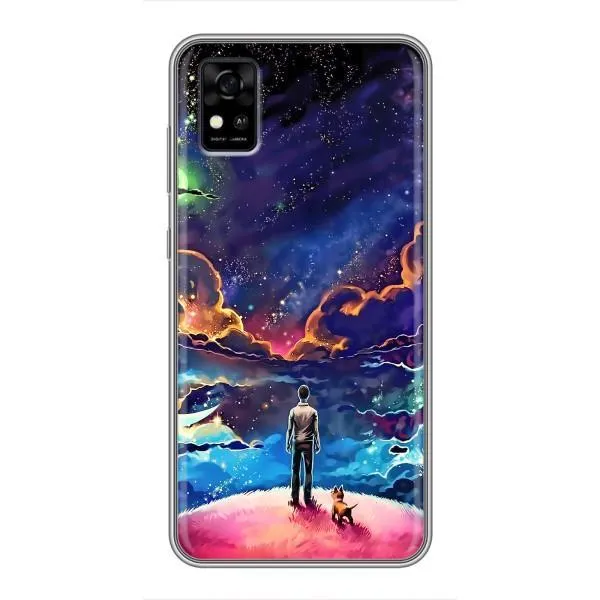 Чехол с принтом «Галактический вид» для ZTE Blade A31 Чехол с принтом «Галактический вид» для ZTE Blade A31
