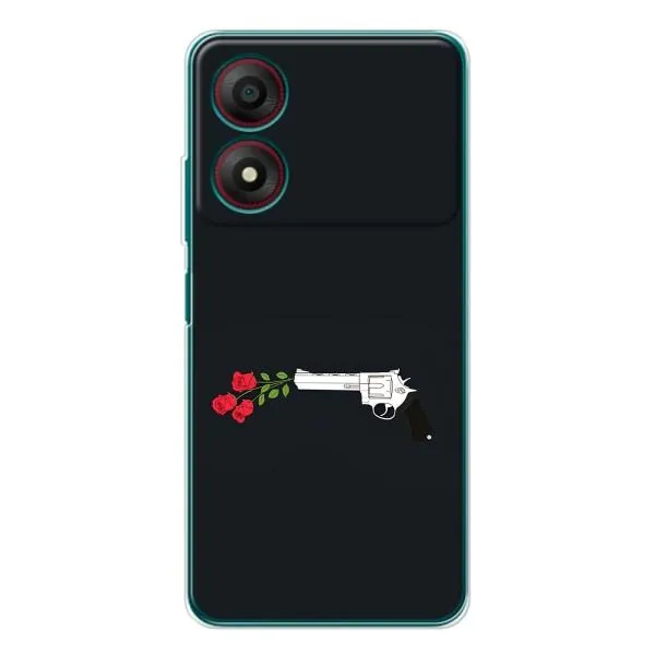 Чехол с принтом «Неожиданные цветы» для ZTE Blade A34