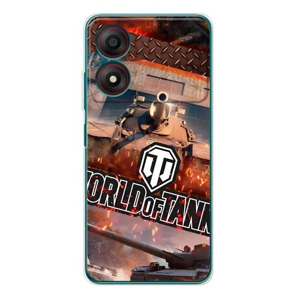 Чехол с принтом «World of Tanks» для ZTE Blade A34