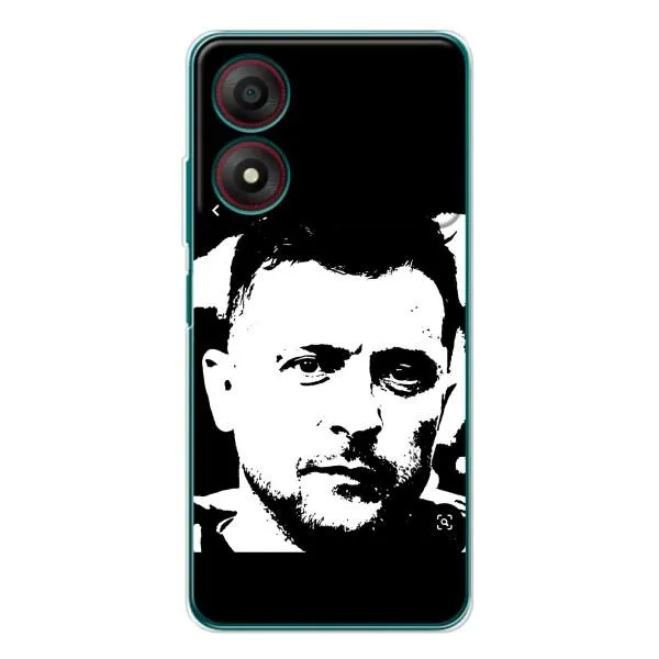 Чехол с принтом «Зеленский АРТ» для ZTE Blade A34
