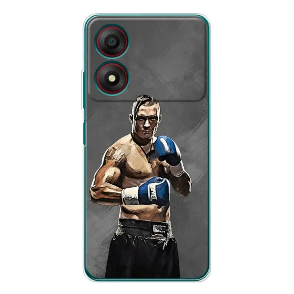 Чехол с принтом «Александр Усик» для ZTE Blade A34 Чехол с принтом «Александр Усик» для ZTE Blade A34