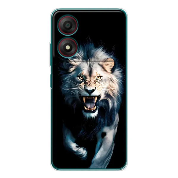 Чехол с принтом «Лев в темноте» для ZTE Blade A34 Чехол с принтом «Лев в темноте» для ZTE Blade A34