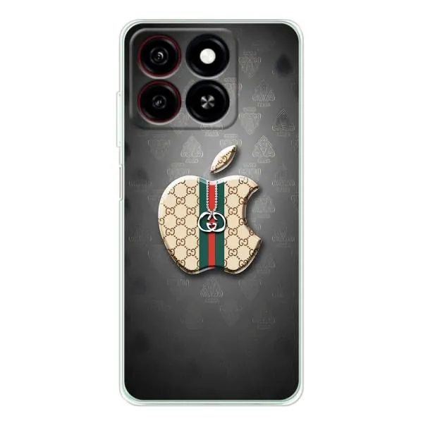 Чехол с принтом «Apple gucci» для ZTE Blade A35 Чехол с принтом «Apple gucci» для ZTE Blade A35