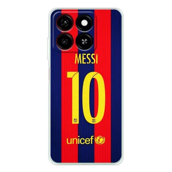 Чехол с принтом «Messi Barca 10» для ZTE Blade A35
