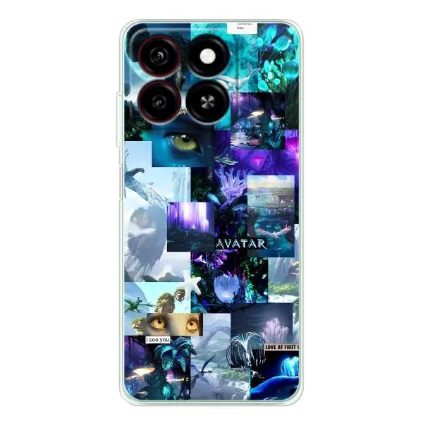 Чехол с принтом «коллаж Аватар» для ZTE Blade A35