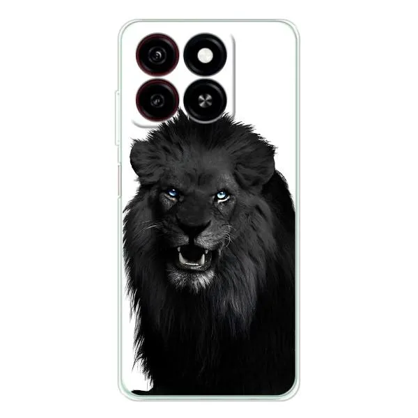 Чехол с принтом «Черный ЛЕВ» для ZTE Blade A35