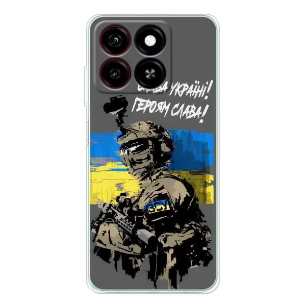 Чехол с принтом «Героям Слава» для ZTE Blade A35