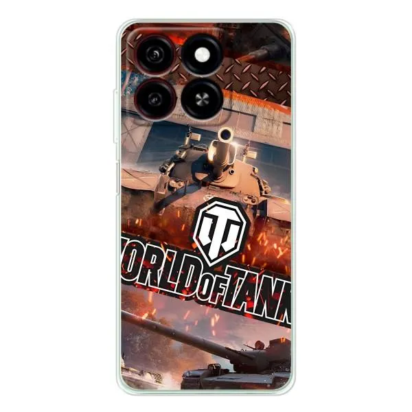 Чехол с принтом «World of Tanks» для ZTE Blade A35