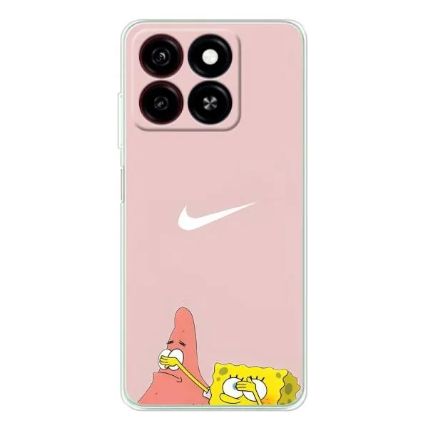 Чехол с принтом «Патрик и Губка» для ZTE Blade A35 Чехол с принтом «Патрик и Губка» для ZTE Blade A35