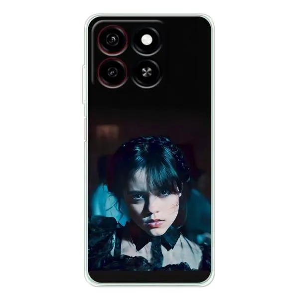 Чехол с принтом «взгляд Уэнздей» для ZTE Blade A35 Чехол с принтом «взгляд Уэнздей» для ZTE Blade A35