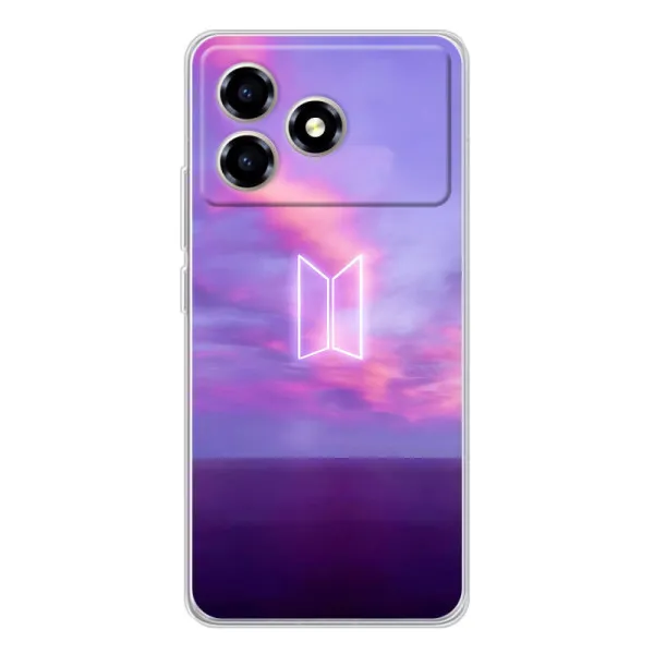 Чехол с принтом «BTS логотип» для ZTE Blade A36 Чехол с принтом «BTS логотип» для ZTE Blade A36