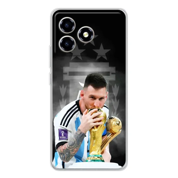 Чехол с принтом «Месси Чемпион» для ZTE Blade A36 Чехол с принтом «Месси Чемпион» для ZTE Blade A36