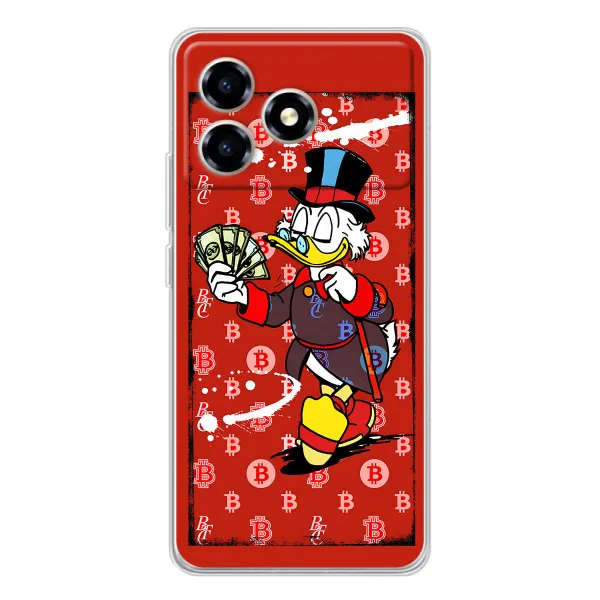 Чехол с принтом «Scrooge MagDag» для ZTE Blade A36