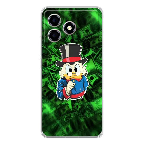 Чехол с принтом «Скрудж МакДак» для ZTE Blade A36