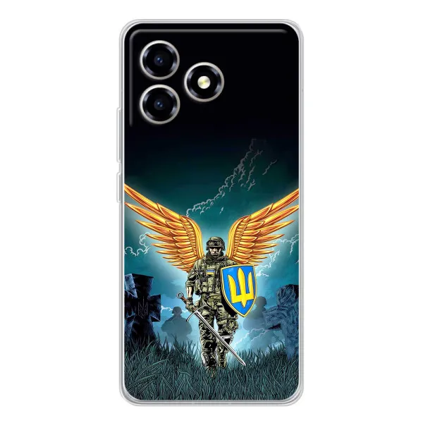 Чехол с принтом «Солдат ЗСУ» для ZTE Blade A36 Чехол с принтом «Солдат ЗСУ» для ZTE Blade A36