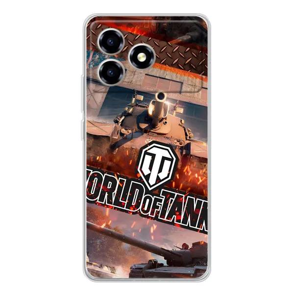 Чехол с принтом «World of Tanks» для ZTE Blade A36