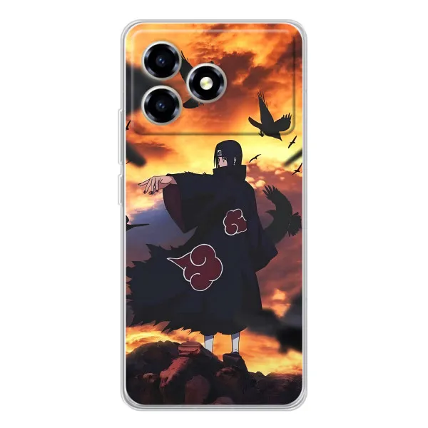 Чехол с принтом «Итачи с воронами» для ZTE Blade A36 Чехол с принтом «Итачи с воронами» для ZTE Blade A36