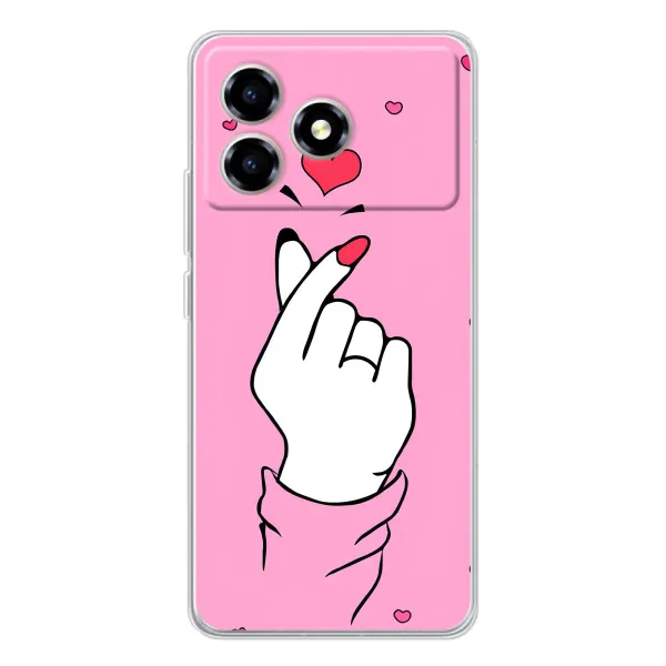Чехол с принтом «Знак Love» для ZTE Blade A36 Чехол с принтом «Знак Love» для ZTE Blade A36