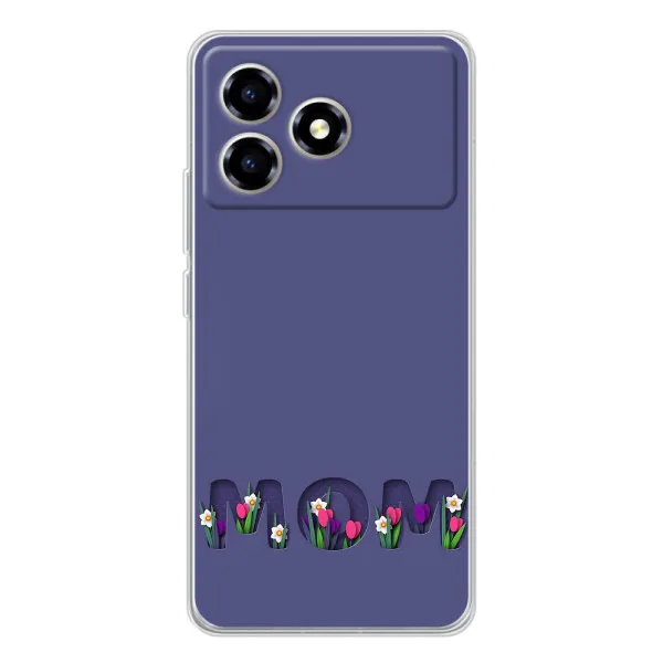 Чехол с принтом «Мама в цветах» для ZTE Blade A36 Чехол с принтом «Мама в цветах» для ZTE Blade A36