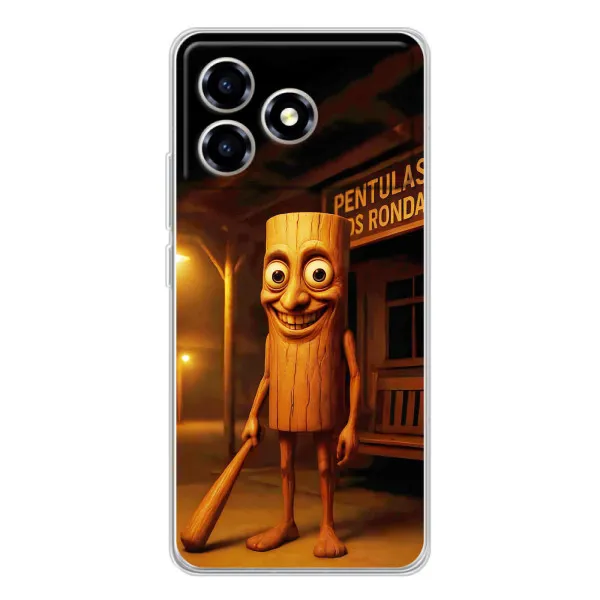 Чехол с принтом «Тунг тунг сахур» для ZTE Blade A36