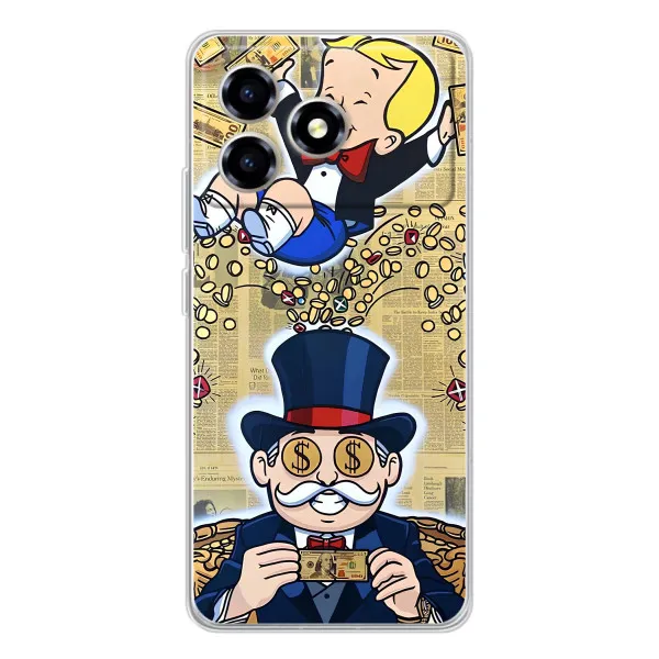 Чехол с принтом «Монополия Мен» для ZTE Blade A36
