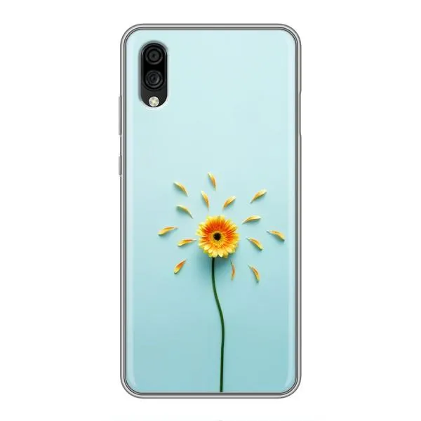 Чехол с принтом «Желтый цветок» для ZTE Blade A5 (2020)