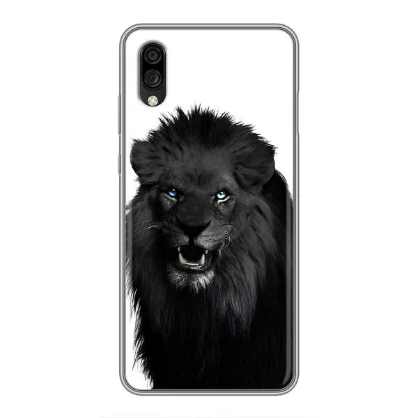 Чехол с принтом «Черный ЛЕВ» для ZTE Blade A5 (2020)