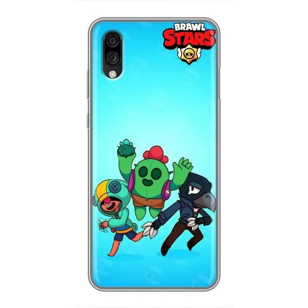 Чехол с принтом «Трио героев» для ZTE Blade A5 (2020)
