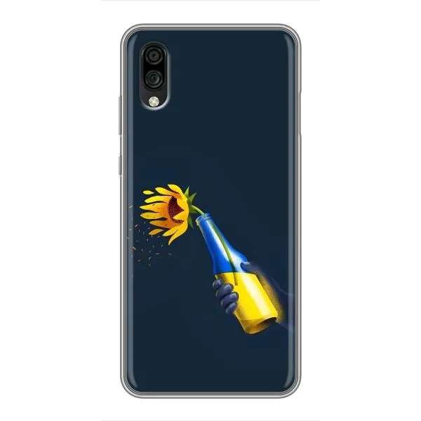Чехол с принтом «Коктейль молотова» для ZTE Blade A5 (2020)
