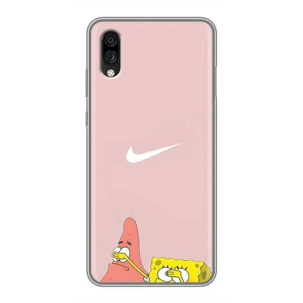 Чехол с принтом «Патрик и Губка» для ZTE Blade A5 (2020)