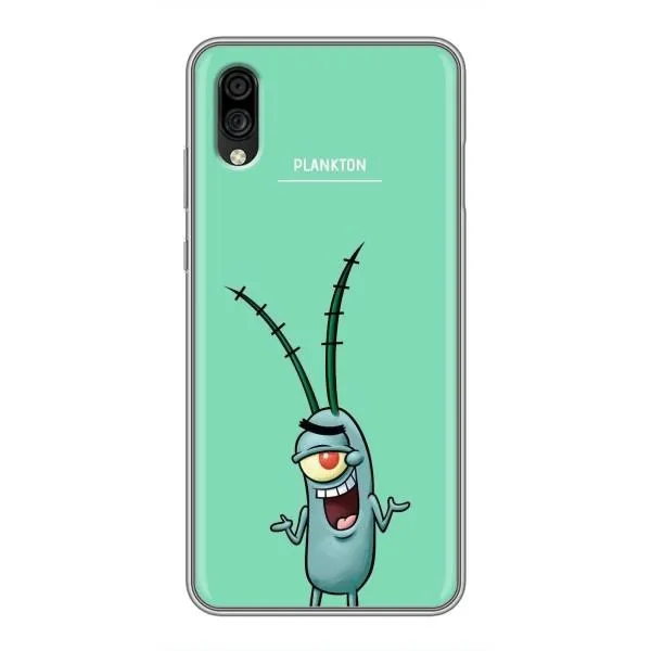 Чехол с принтом «Персонаж Планктон» для ZTE Blade A5 (2020)