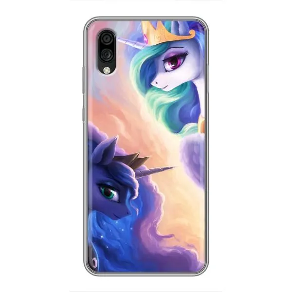 Чехол с принтом «Единорожки» для ZTE Blade A5 (2020)