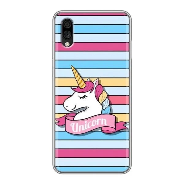 Чехол с принтом «Unicorn» для ZTE Blade A5 (2020)