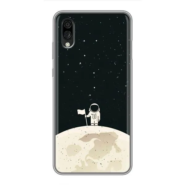 Чехол с принтом «На луне» для ZTE Blade A5 (2020)