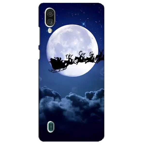 Чехол с принтом «Санта - луна» для ZTE Blade A51 Lite Чехол с принтом «Санта - луна» для ZTE Blade A51 Lite