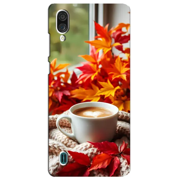 Чехол с принтом «Кофе и листья» для ZTE Blade A51 Lite