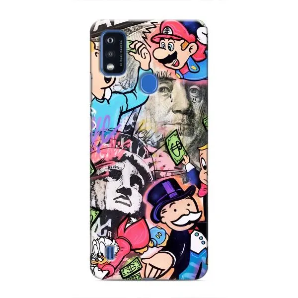 Чехол с принтом «Monopoly man» для ZTE Blade A51