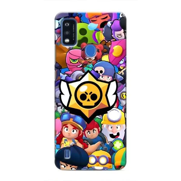 Чехол с принтом «Лого Brawl Stars» для ZTE Blade A51 Чехол с принтом «Лого Brawl Stars» для ZTE Blade A51