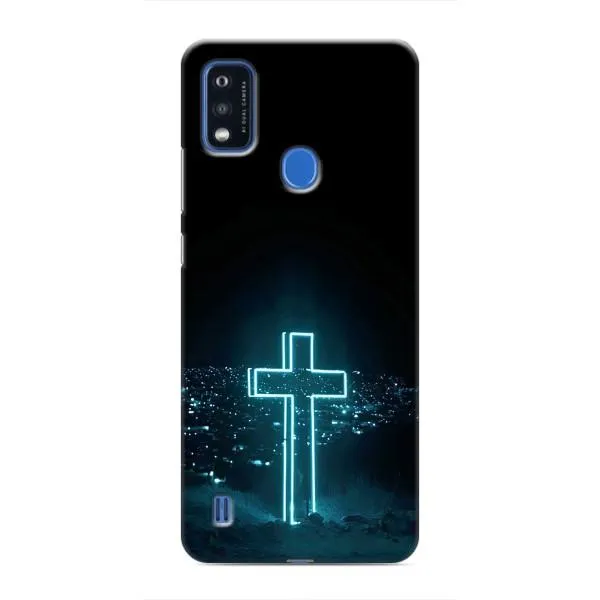 Чехол с принтом «Крест и город» для ZTE Blade A51