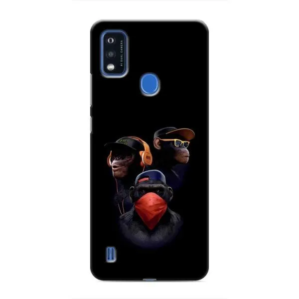 Чехол с принтом «Три обезьяны» для ZTE Blade A51