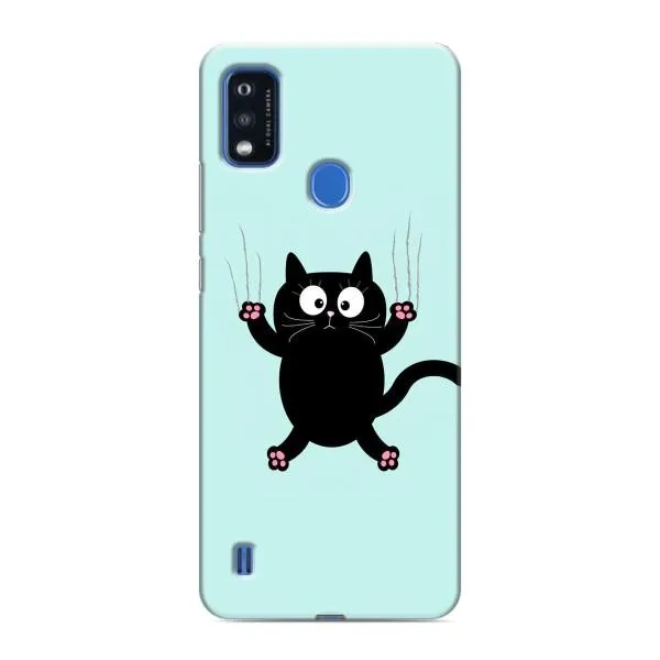 Чехол с принтом «Падающий кот» для ZTE Blade A51 Чехол с принтом «Падающий кот» для ZTE Blade A51