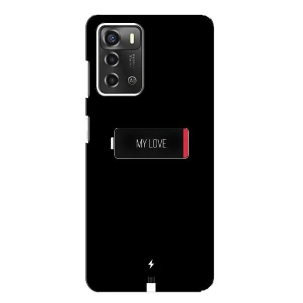 Чохол з принтом «Love battery» для ZTE Blade A52 Чохол з принтом «Love battery» для ZTE Blade A52