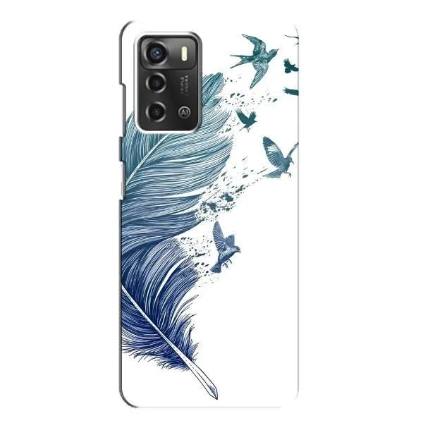 Чохол з принтом «Перо» для ZTE Blade A52