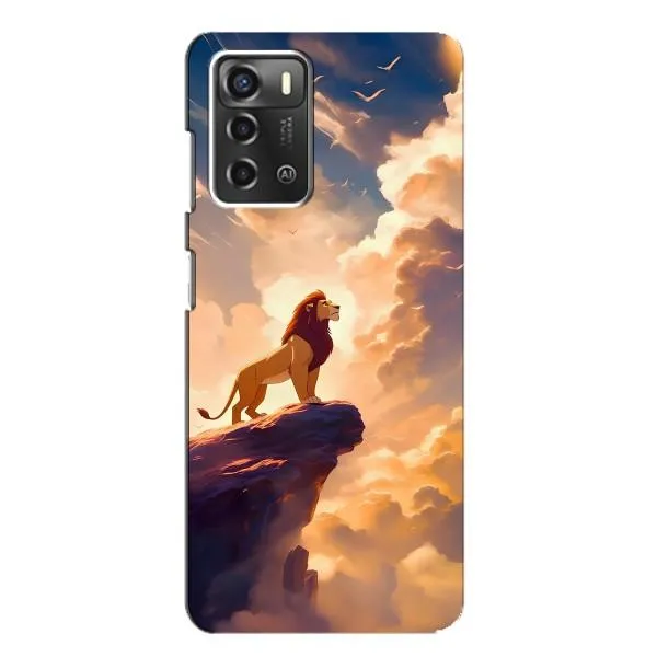 Чехол с принтом «Симба на скале» для ZTE Blade A52